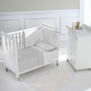 Спален комплект от 3 части Dolce Luce Grey за легло 60/120