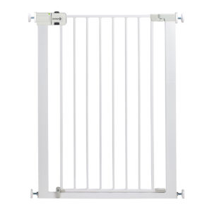 Универсална метална висока преграда за врата, бяла