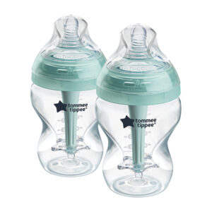 Комплект шишета за хранене Advanced Anti-Colic САМОСТЕРИЛИЗИРАЩИ, 2 бр. х 260 мл, 0м+