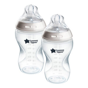 Шише за хранене Natural Start САМОСТЕРИЛИЗИРАЩО, 340 мл, 3м+, 2 бр./оп.