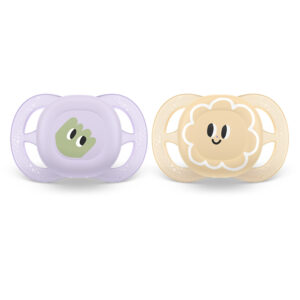 Залъгалки ULTRA START SCF075/03, 0-2м, дизайн очички - момиче