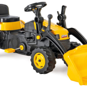 Трактор Active с гребло 07315 жълт