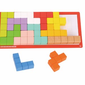 Дървен тетрис пъзел TF280