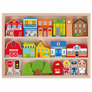 Дървен сет Град TK144