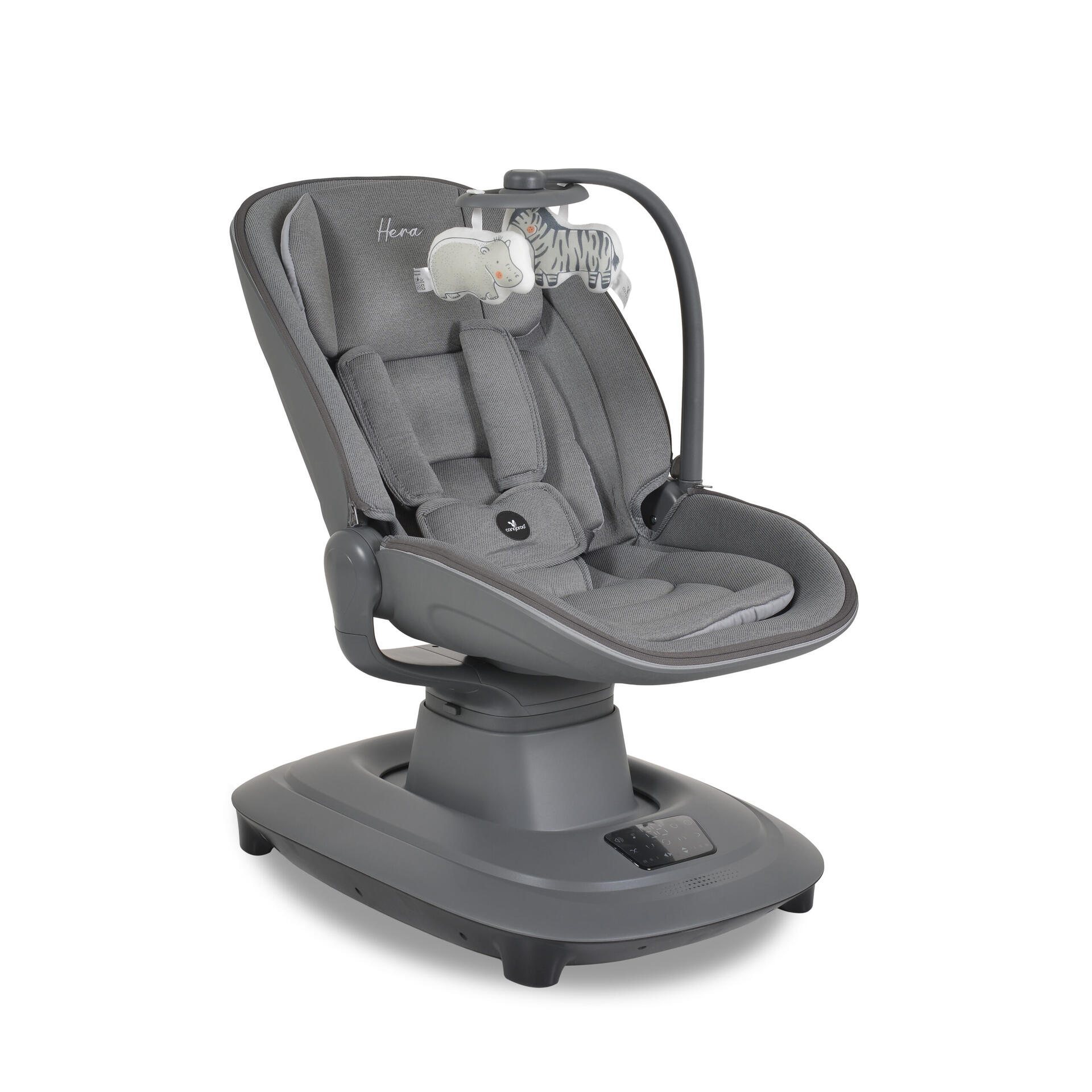 Електрическа люлка Hera тъмносив