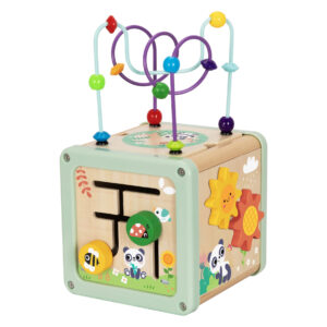 Дървен активен куб Panda-HP072