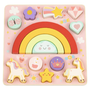 Дървен пъзел и игра за баланс 2в1 Unicorn HP088