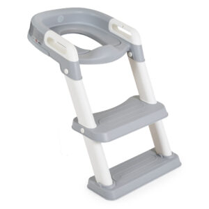 Детска тоалетна седалка със стълба Lifty сив