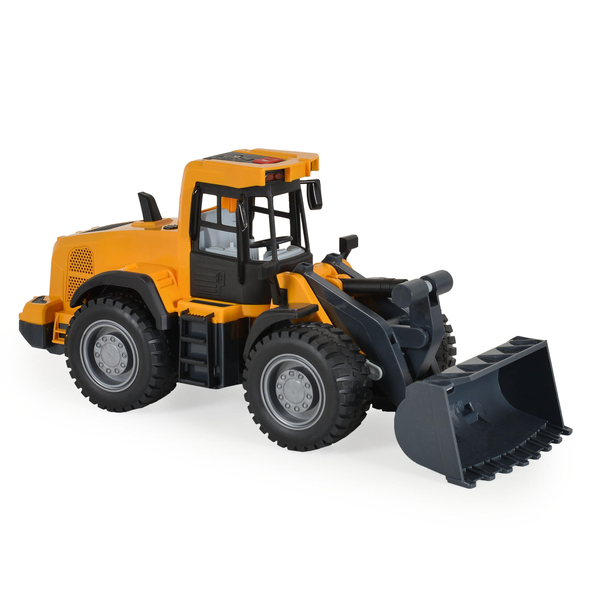 Булдозер със звук и светлина жълт 666-62P