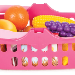 Пазарска кошница с плодове 06001 розов