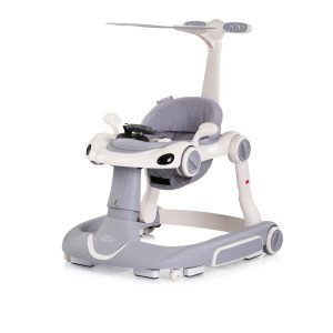 Детска проходилка 5в1"Happy Walker"сива