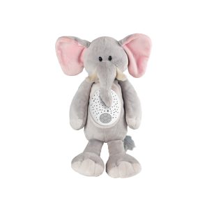 Плюшена играчка с проектор и музика Kaichi - Слонче
